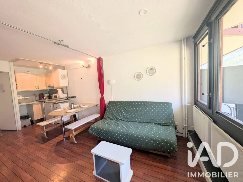 Soggiorno - Studio with South-Facing Balcony near La Mongie