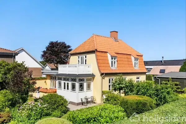 Aerial - Cottage with Limfjorden View in Løgstør
