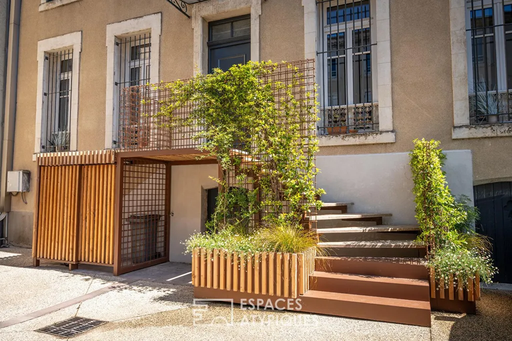 Jardin - Maison Bourgeoise avec Piscine en Centre-Ville à Valence