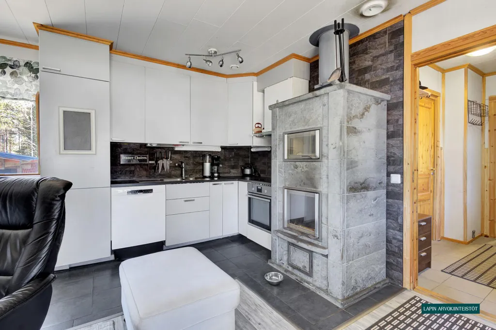 Köök - Compact Cottage with Sauna in Sodankylä