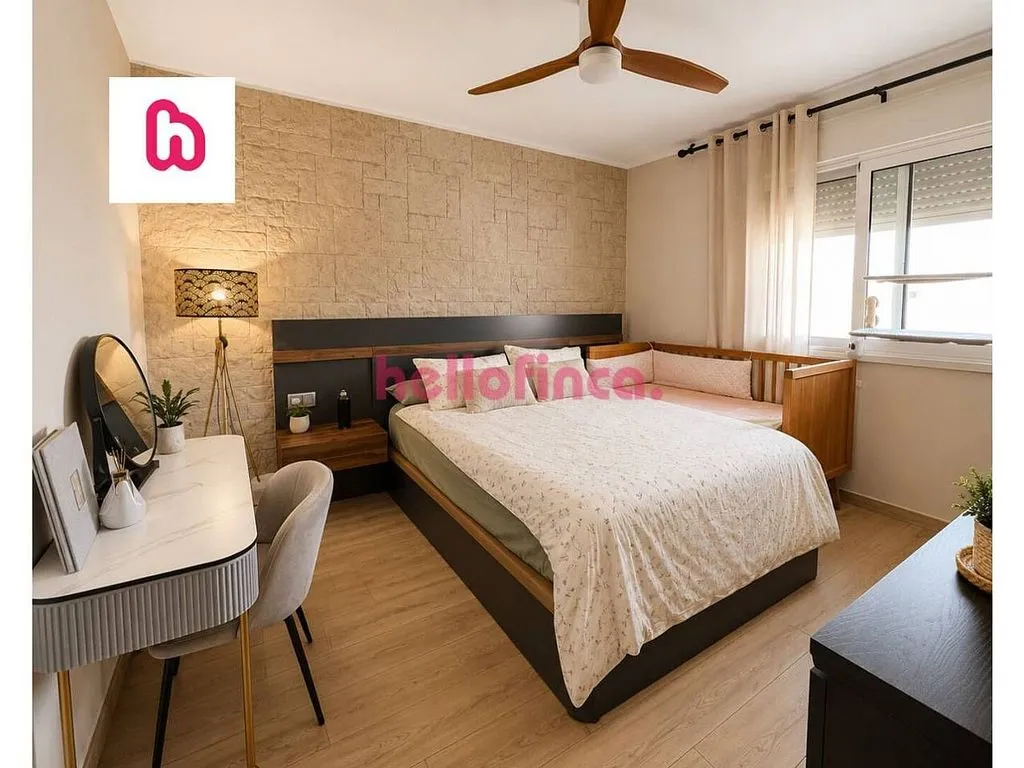 Bedrooms - Apartment with Balcony in Can Rull, Sabadell