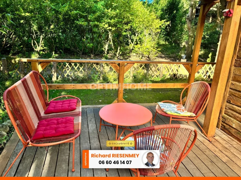 Terrass - Chalet with Terrace at Saint Chéron