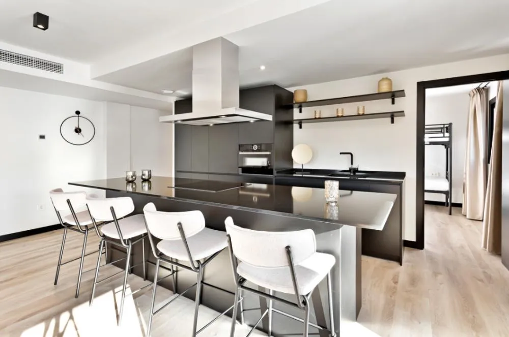 Köök - Key-Ready 3-Bed Apartment with Sea Views in Mijas