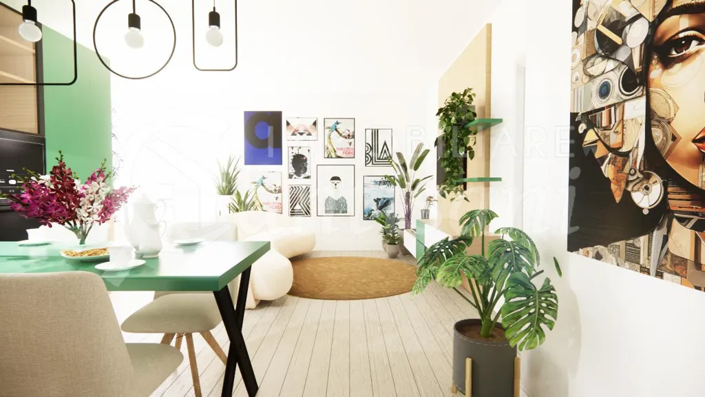 Salle à manger - Newly Built Apartment with Terraces in Florence