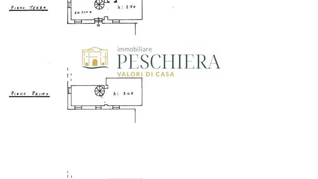 Plan - Rustic Terraced House with Lake View in Peschiera del Garda
