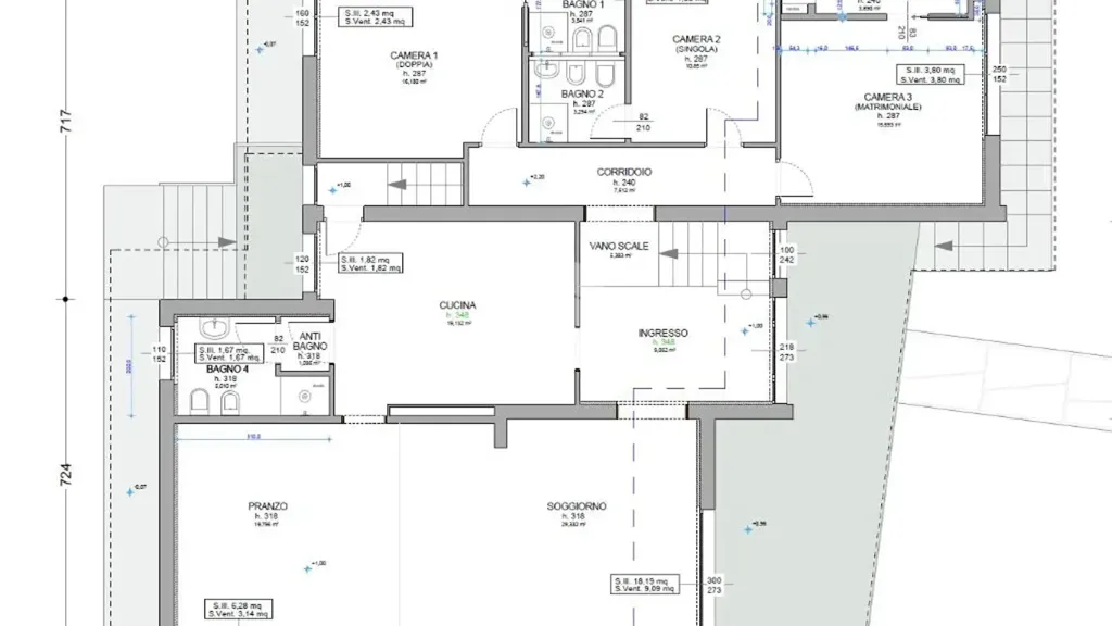 Plan - Luxury Villa with Private Garden in Preganziol