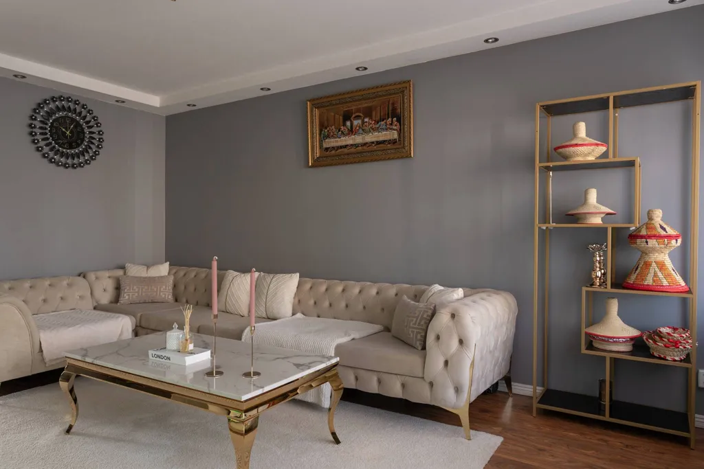 Séjour - Apartment with Balcony in Stockholm