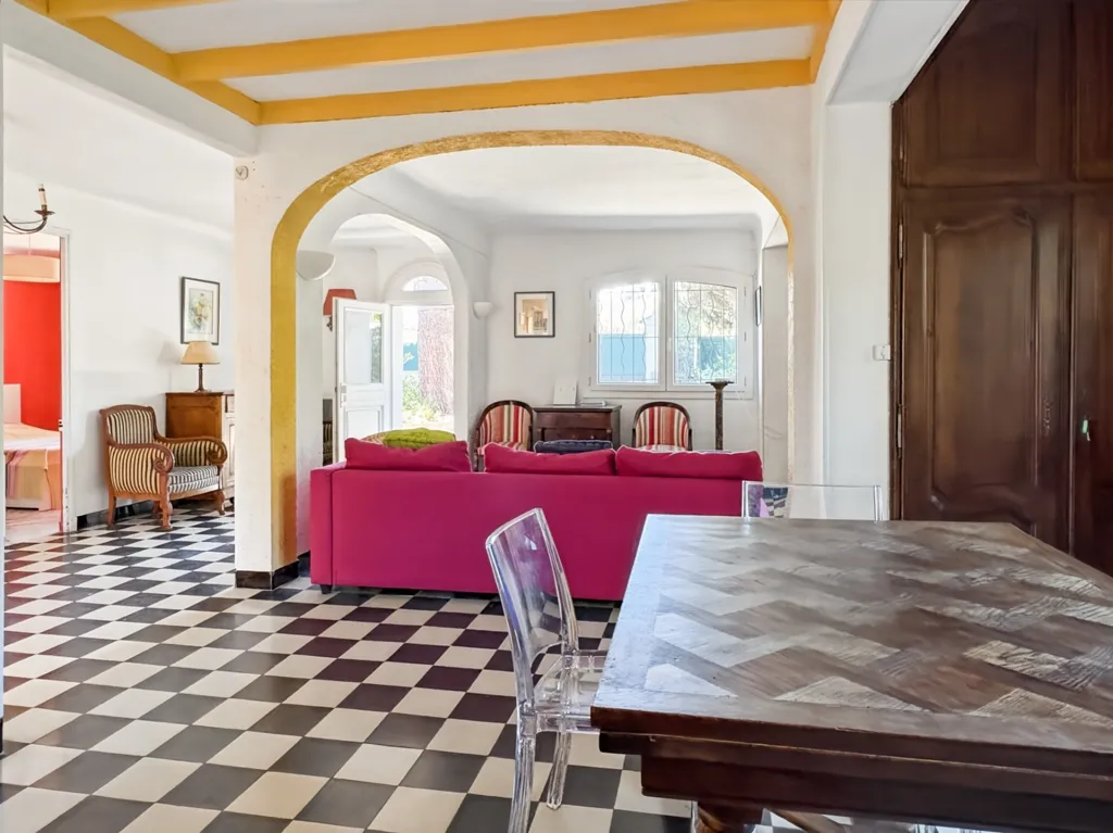 Living Room - Character Provençal House with Pool in Château-Gombert