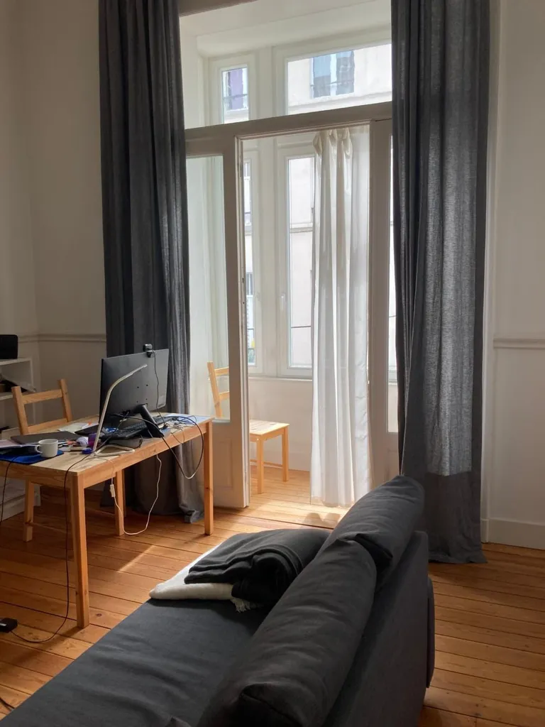 Séjour - Appartement avec Balcon dans le Centre de Bruxelles