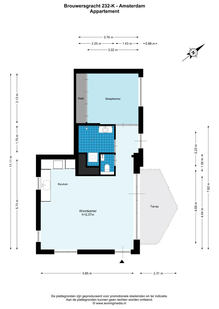 Plaan - Charming Apartment with Balcony in Amsterdam
