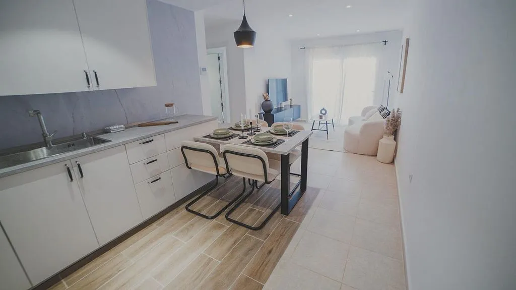 Cuisine - Apartment with Pool and Terrace in Almoradí