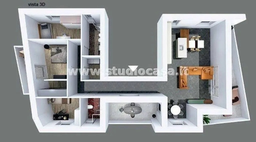 Plan - New Class A+ Attic Flat with Park View in Rovereto