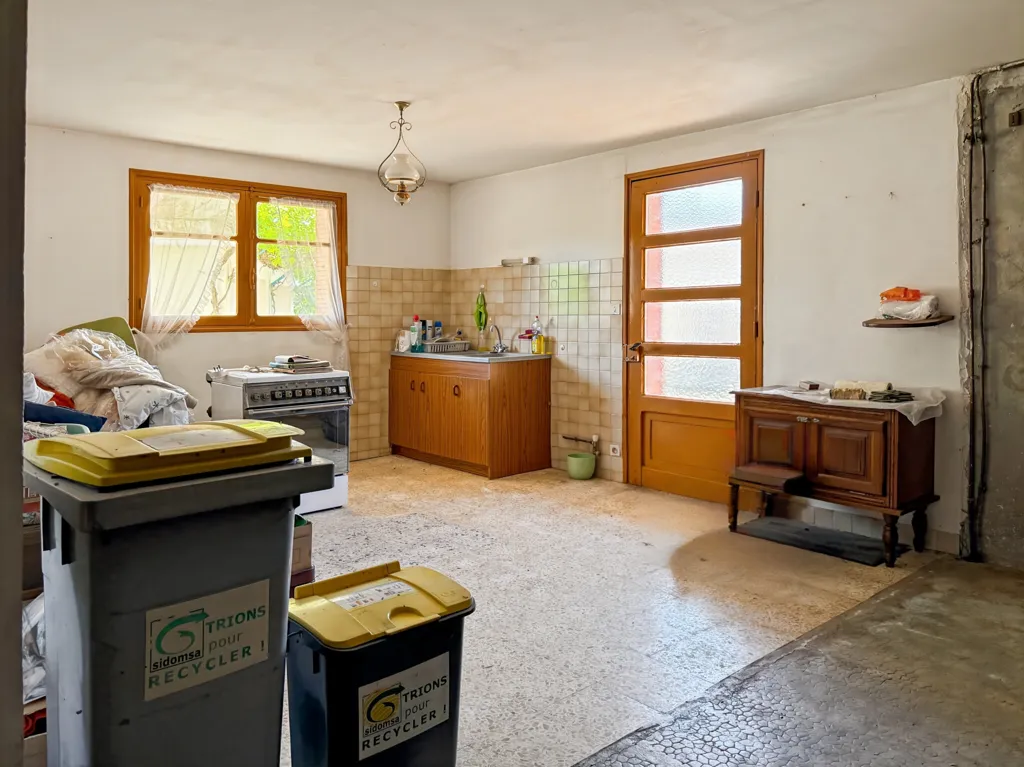 Cucina - 1960s House with Panoramic View in Labégude