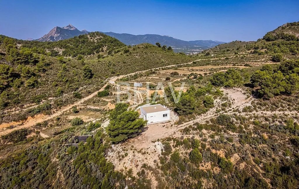 Vue aérienne - Eco House with Mountain Views in Tibi