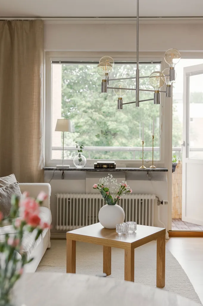 Séjour - Modern Flat with Balcony in Söder, Växjö