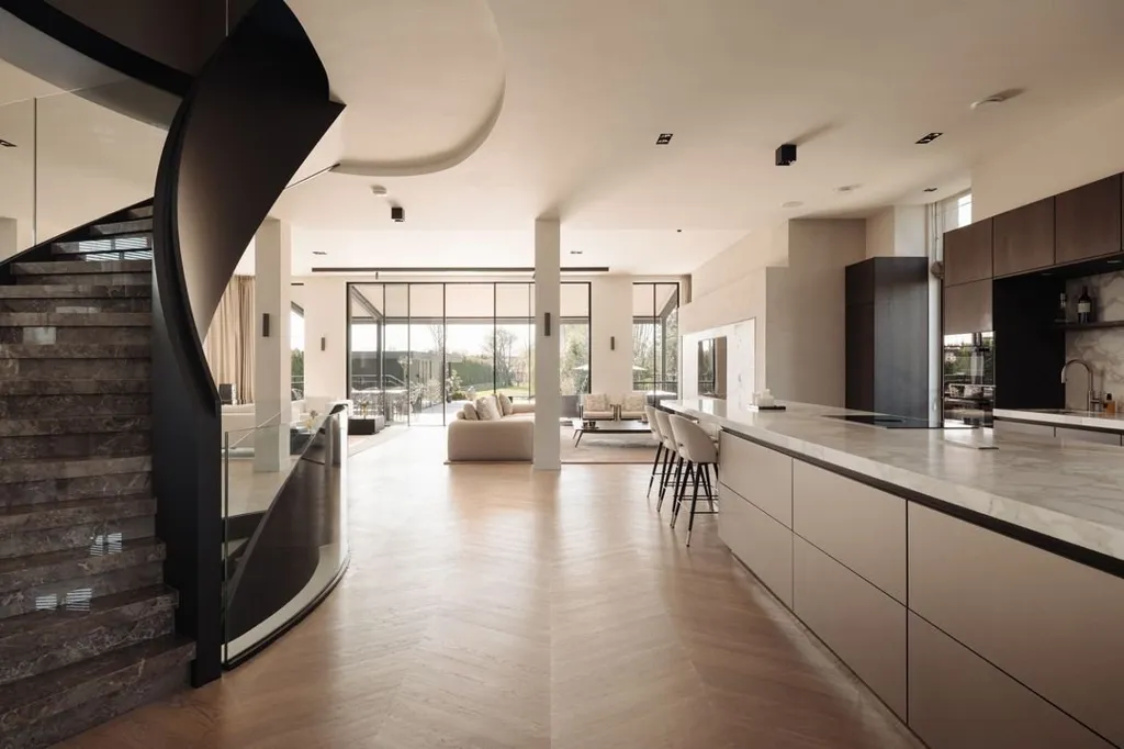 Kitchen - Villa with River View on Amsteldijk Noord