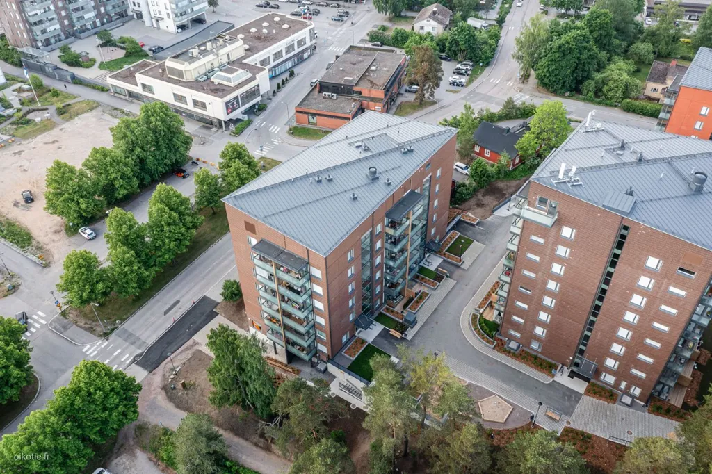 Vue aérienne - Bright Studio with Balcony in Tuusula