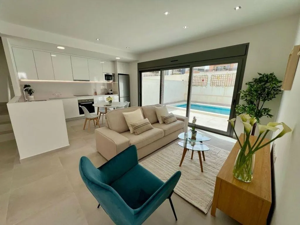 Séjour - New Build Detached House with Pool in Orihuela