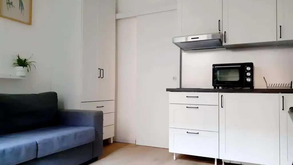 Cuisine - Studio with Wi-Fi in Milan