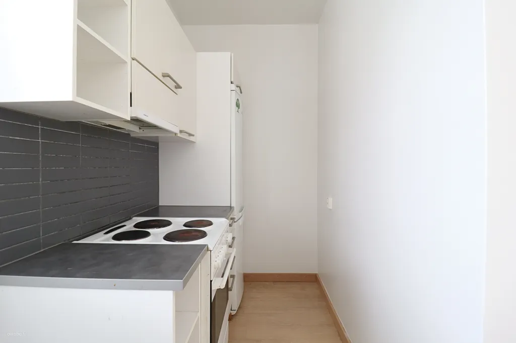 Cuisine - Two-Bedroom Flat with Sauna in Alppila, Helsinki