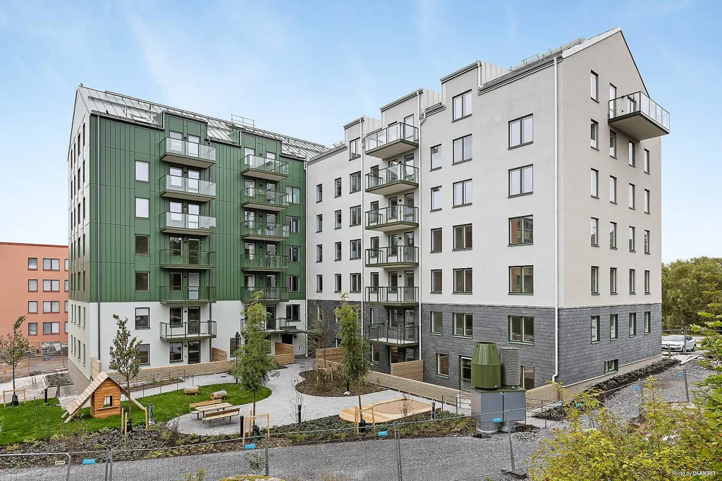 Aerial - Apartment with Sea View in Fisksätra