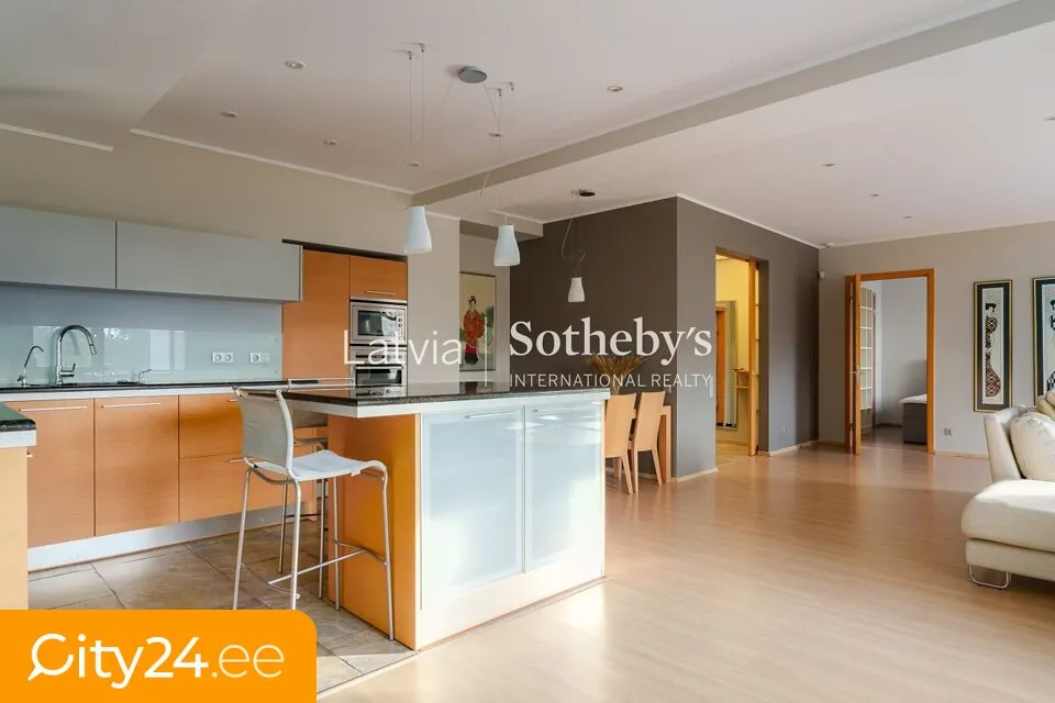 Köök - Furnished Apartment with Sea Access in Lielupe