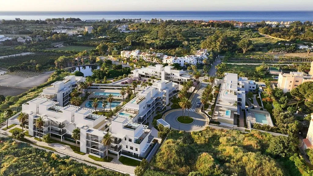 Õhuvaade - Penthouse with Pool in Estepona