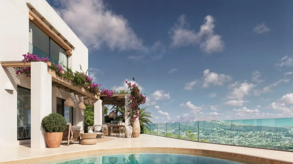 Bassein - Ibiza Style Villa with Sea Views in Moraira