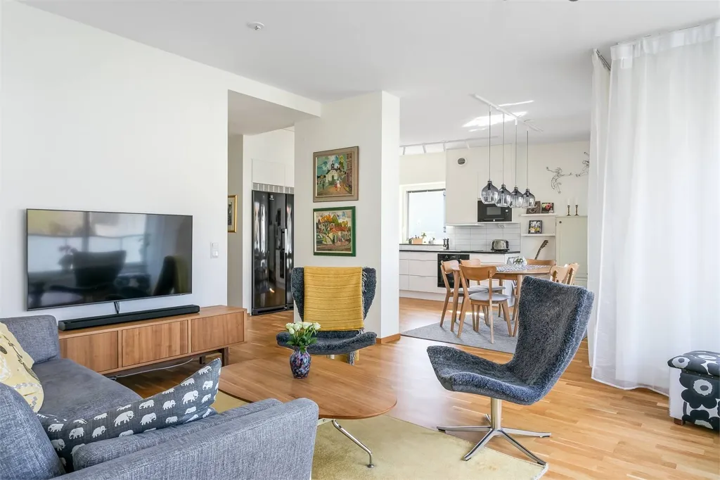 Soggiorno - Apartment with Large Terrace in Järfälla