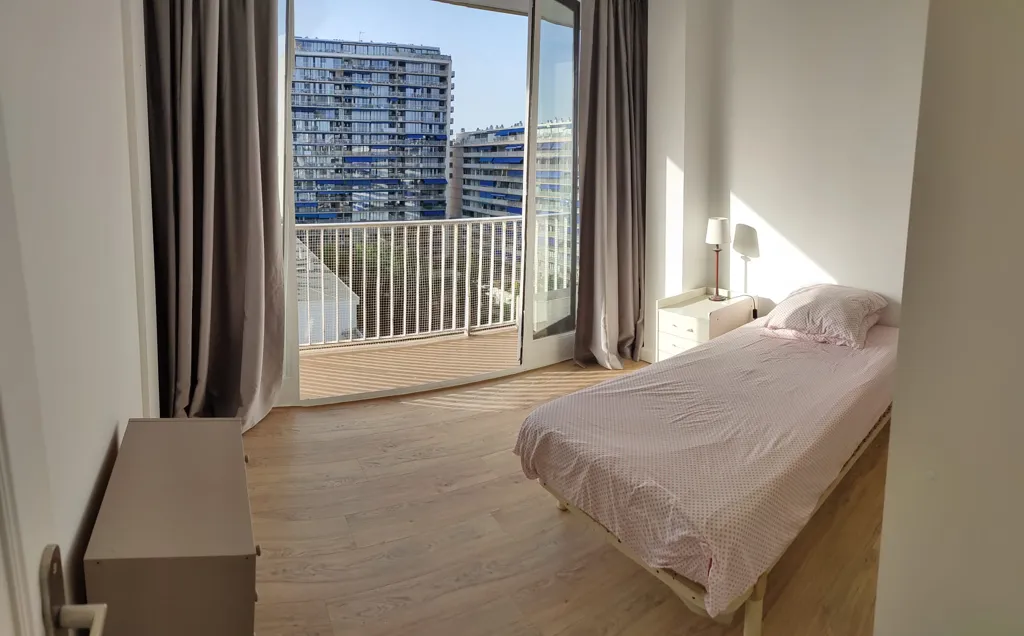 Bedrooms - Furnished Flat with Balconies in Boulogne Centre