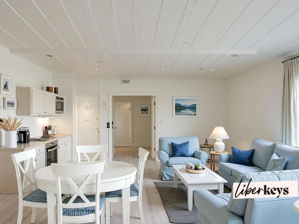 Séjour - Appartement T2 Vue Mer à Quiberon