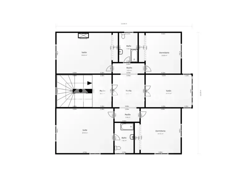 Floor Plan - Señorial House with Private Garden in Torrelavega