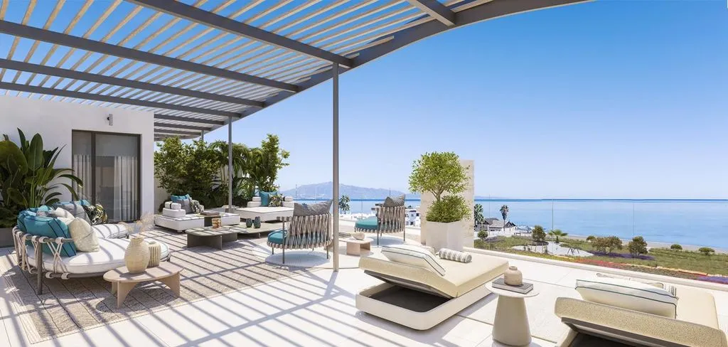 Terrasse - Beachfront Flat with Pool in Manilva