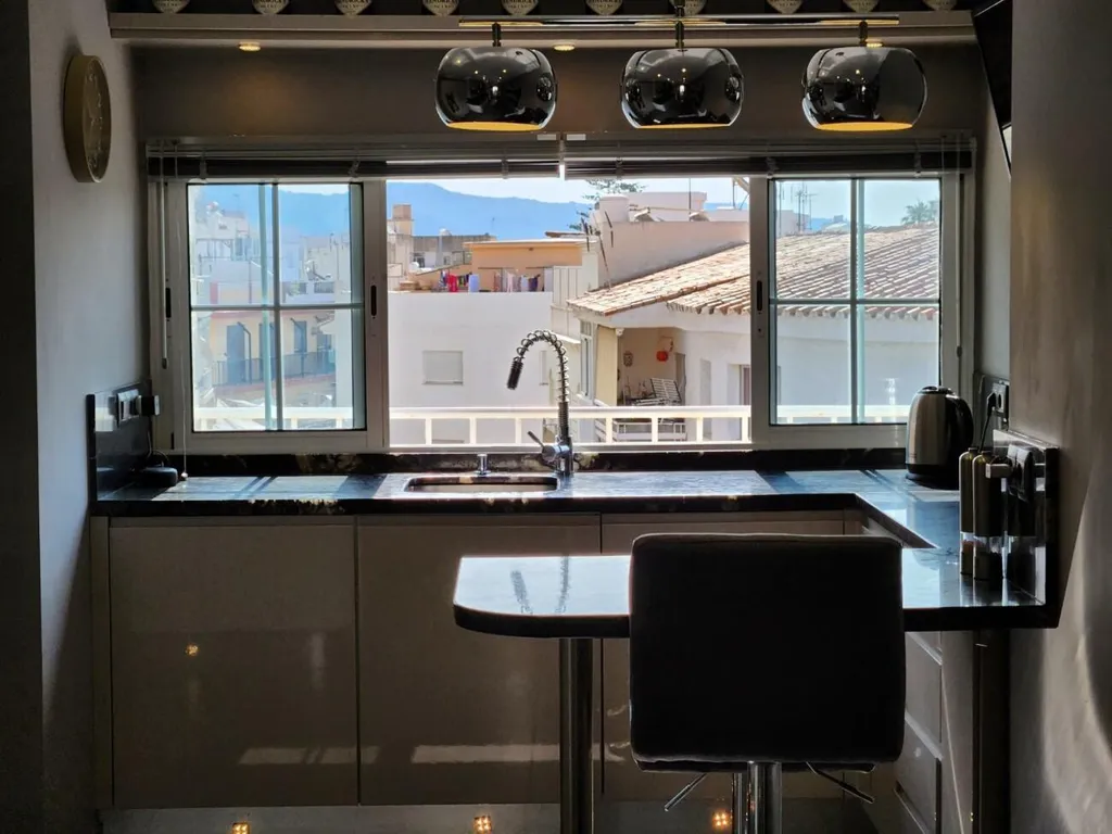 Kitchen - Renovated Apartment with Terrace in Nerja