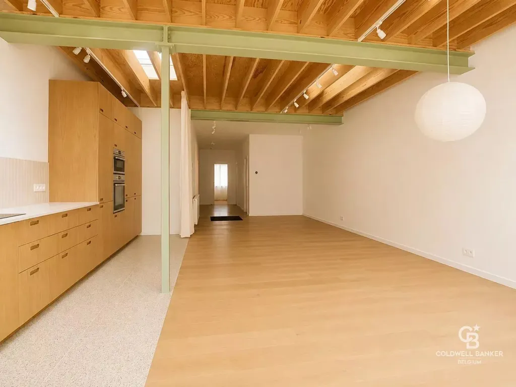 Köök - One-Bedroom Apartment with Large Garden in Uccle