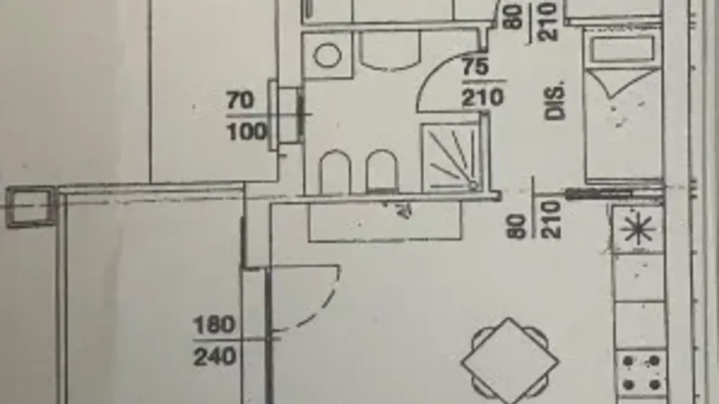 Plan - Bilocale with Pool in Jesolo Lido