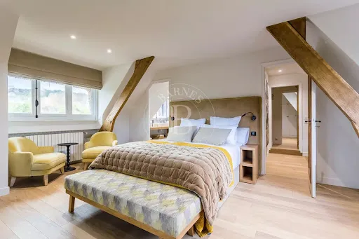 Bedrooms - Luxury Villa with Pool near Deauville