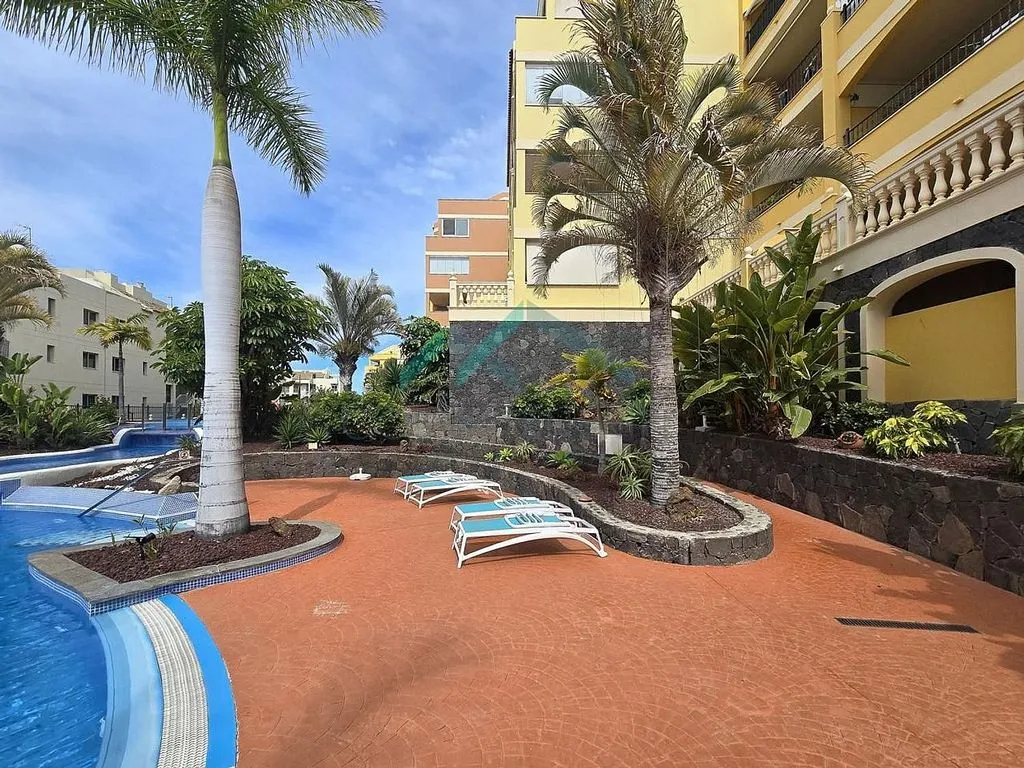 Pool - 1-Bedroom Apartment with Pool in Palm Mar