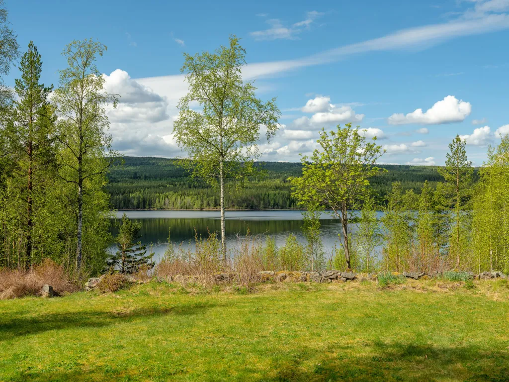 Jardin - Cottage with Lake View near Brintbodarna