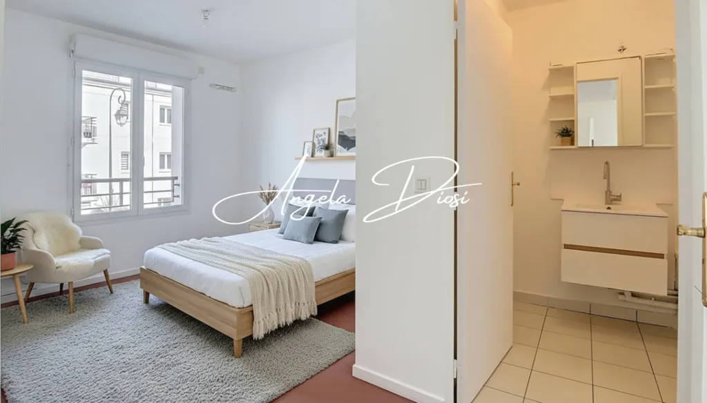 Chambres - Appartement avec Balcon et Parking à Antony