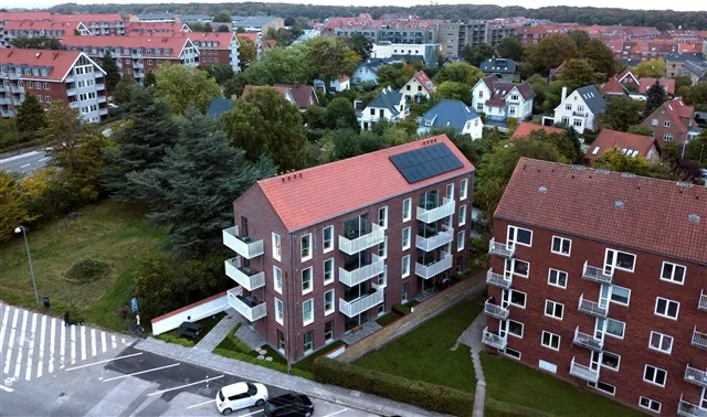 Vue aérienne - 3-Room Apartment with Balcony in Aarhus