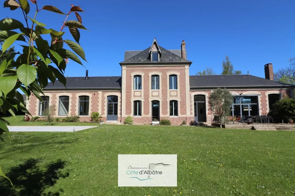 Extérieur - Maison de Brique avec Piscine près de Veules-les-Roses