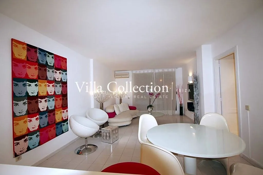 Séjour - Luxury Flat with Pool in Marina Botafoch, Ibiza