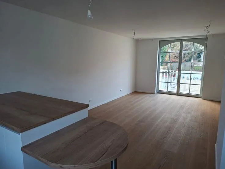 Séjour - Appartement Neuf avec Terrasse au Cœur de Lasne