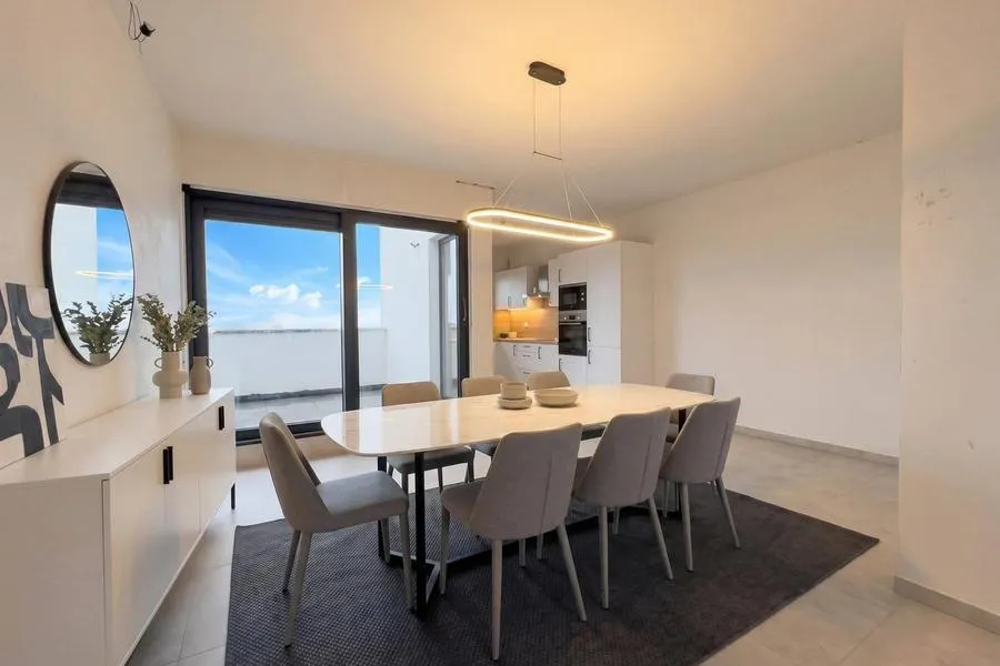 Söögituba - New Apartment with Terrace in Philippeville