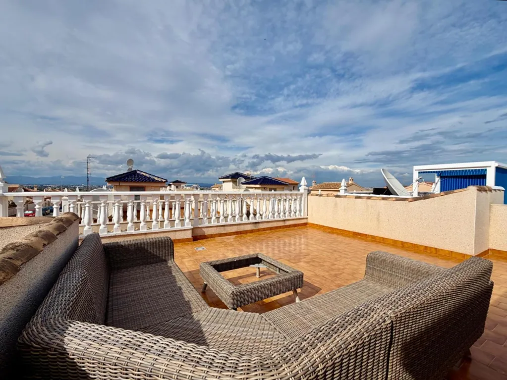 Terrasse - Renovated Adjoined House with Pool in Ciudad Quesada