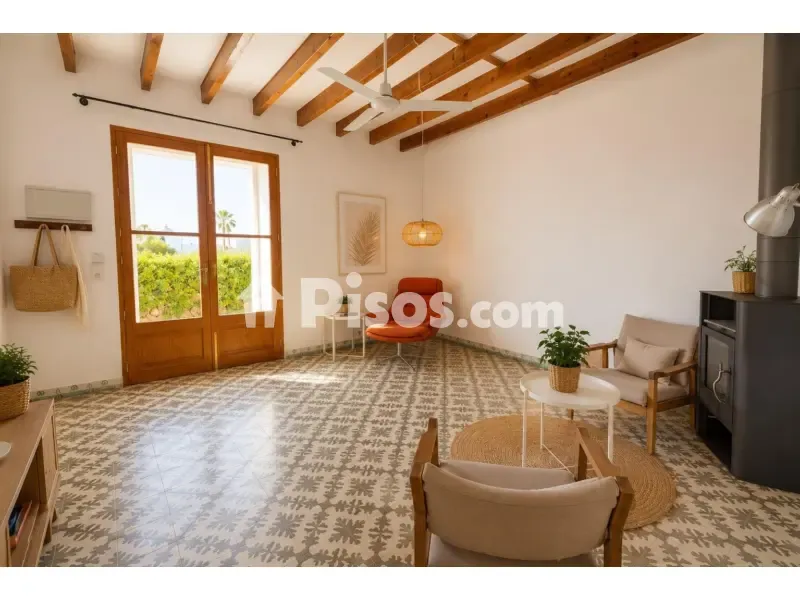 Séjour - Mediterranean House with Patio in Ses Salines