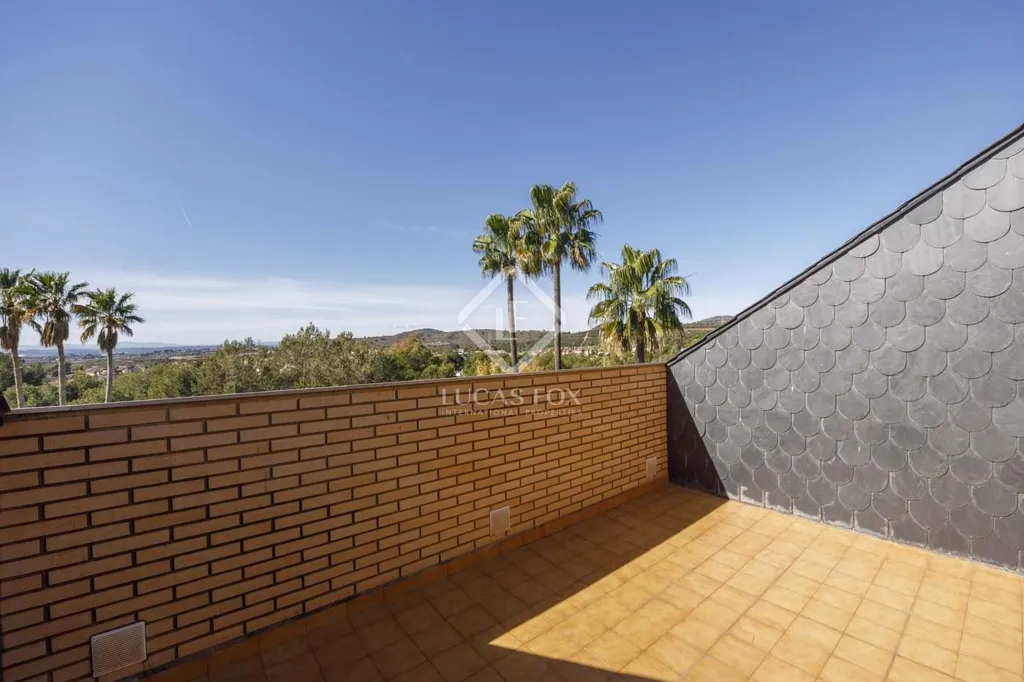 Terrasse - Villa with Pool in Alfinach, Puçol