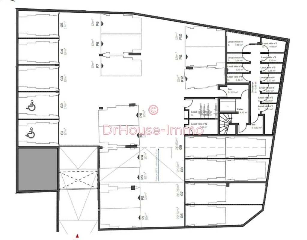 Plan - Appartement 3 Pièces avec Balcon à Vannes