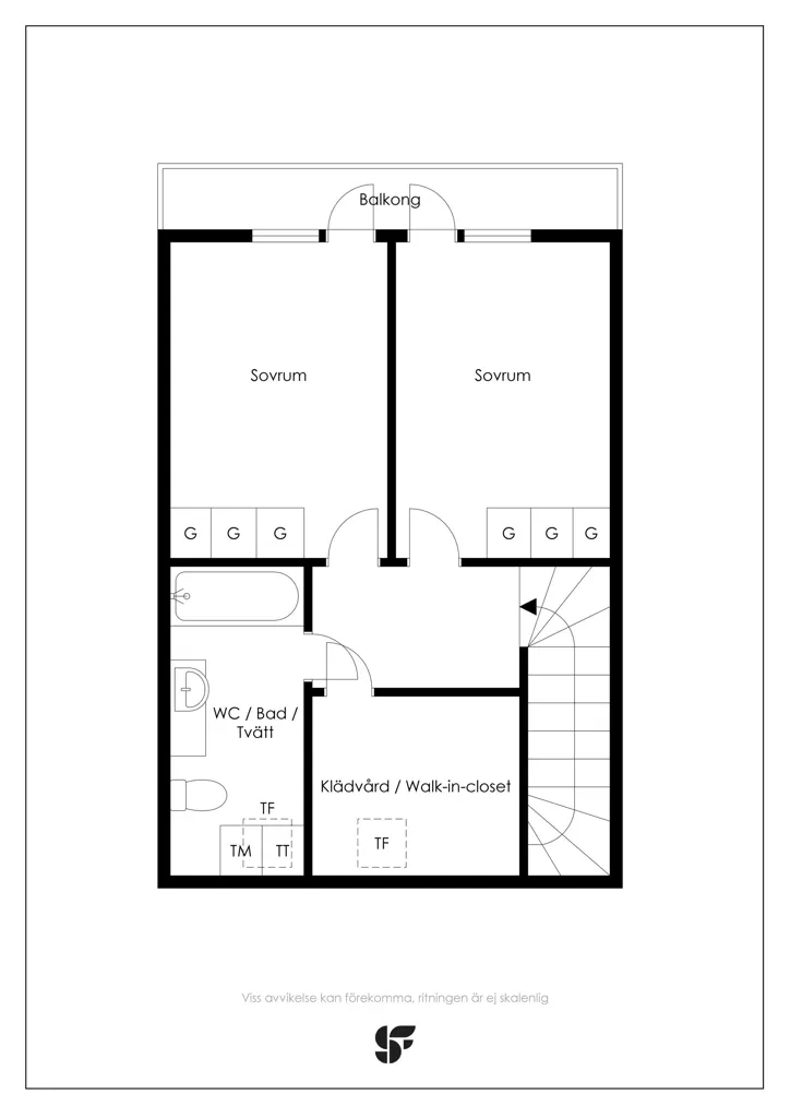 Plan - Terraced House with Private Courtyard in Stenkulla